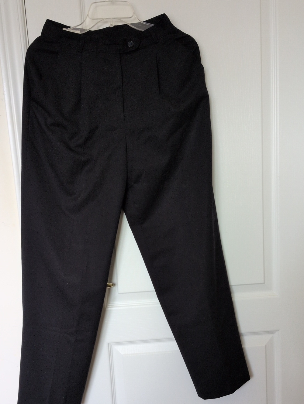 Women's 100 % Wool Dress Pants in Navy Blue